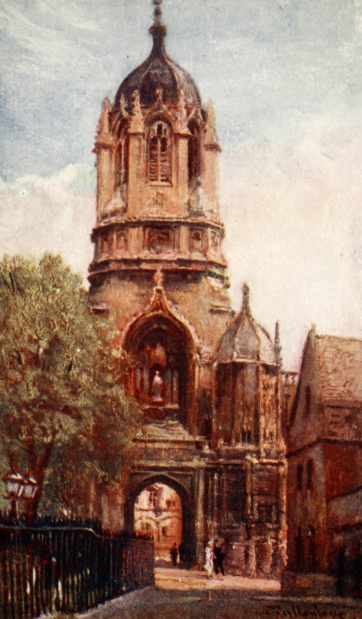 Tom Tower, Christ Church College, 1903 autorstwa John Fulleylove