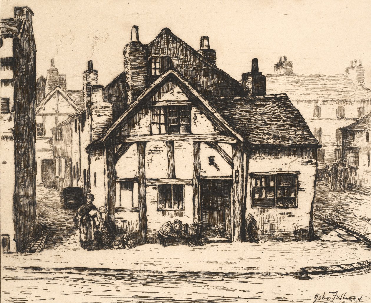 Old House, Salop Street, Wolverhampton, z „Remnants of Old Wolverhampton, tom. 1