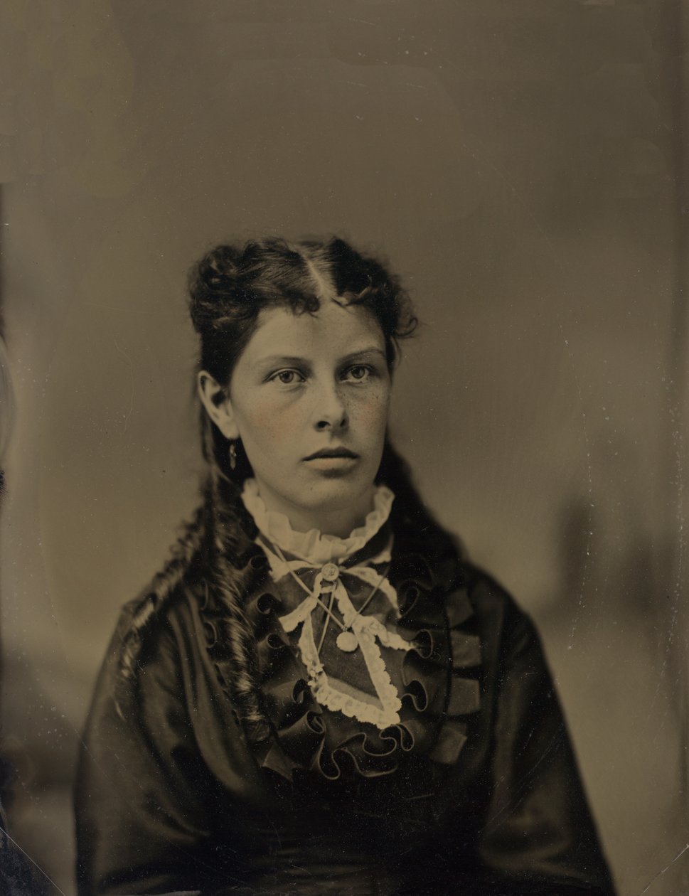 Portret kobiety, ok. 1870. autorstwa John G Ellinwood