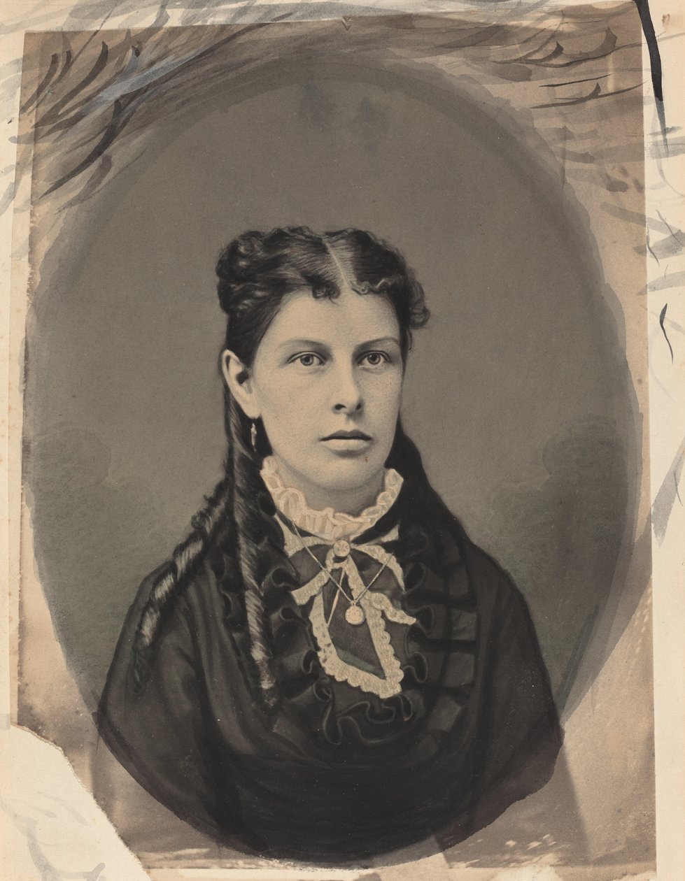 Portret kobiety, c. 1870. autorstwa John G Ellinwood