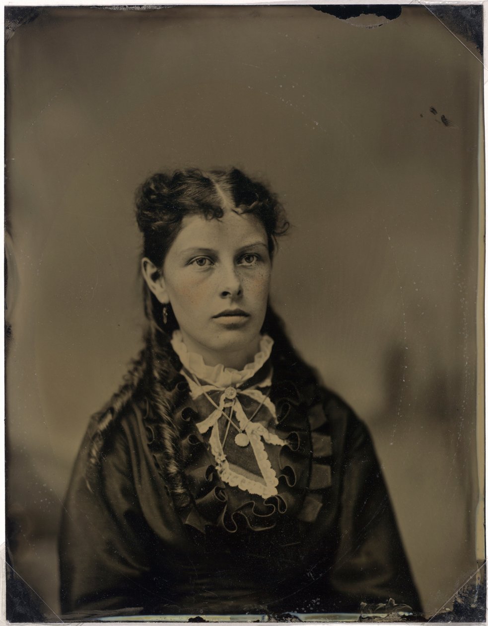 Portret kobiety, ok. 1870 r. (zdjęcie) autorstwa John G. Ellinwood