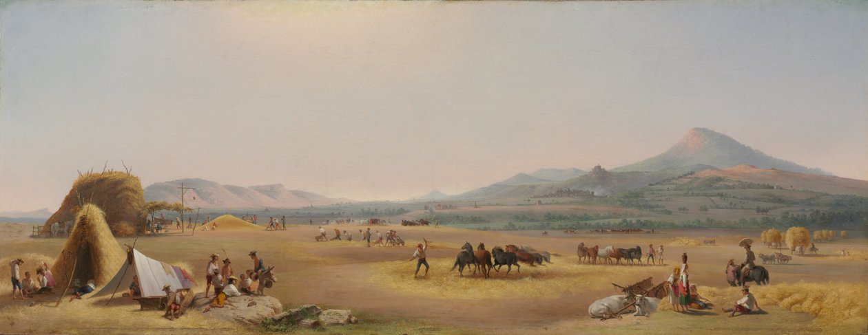 Żniwa w rzymskiej Kampanii, 1868. autorstwa John Gadsby Chapman