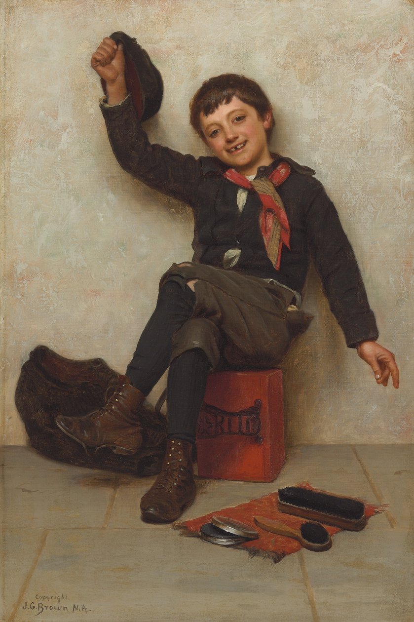 W porządku, ok. 1897 autorstwa John George Brown