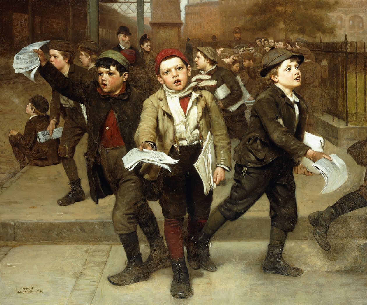Dodatkowy, autorstwa John George Brown