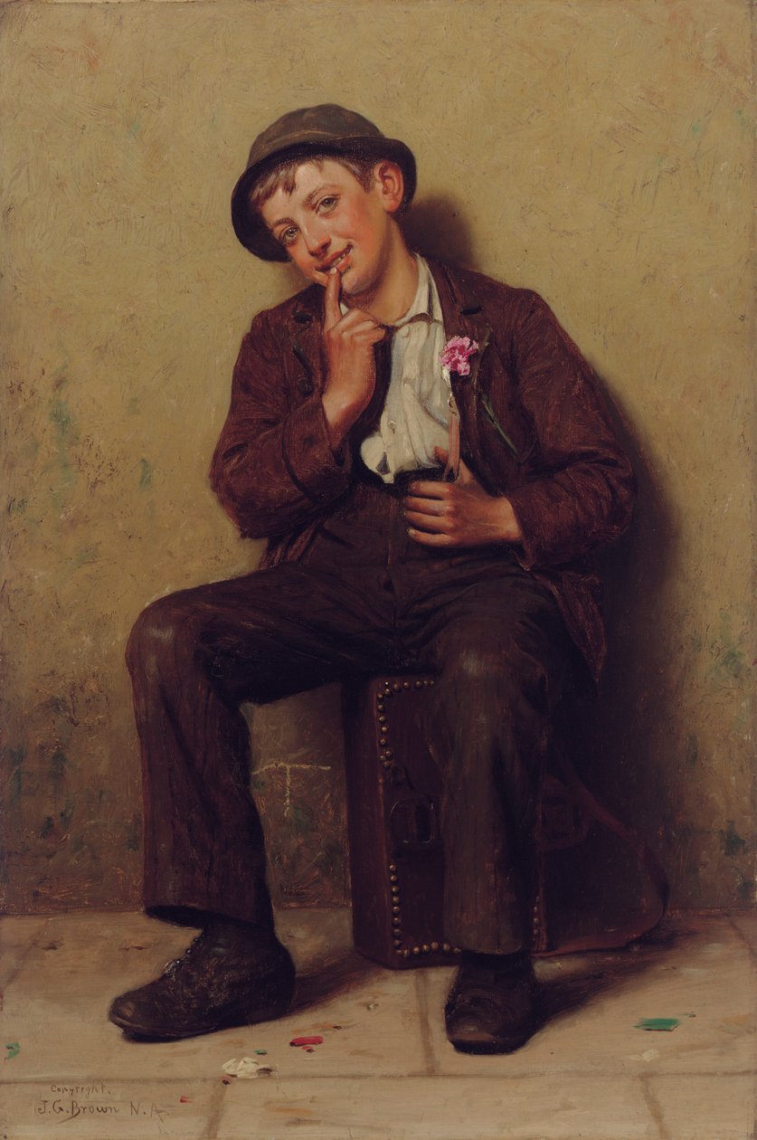 Ulica Urchin autorstwa John George Brown