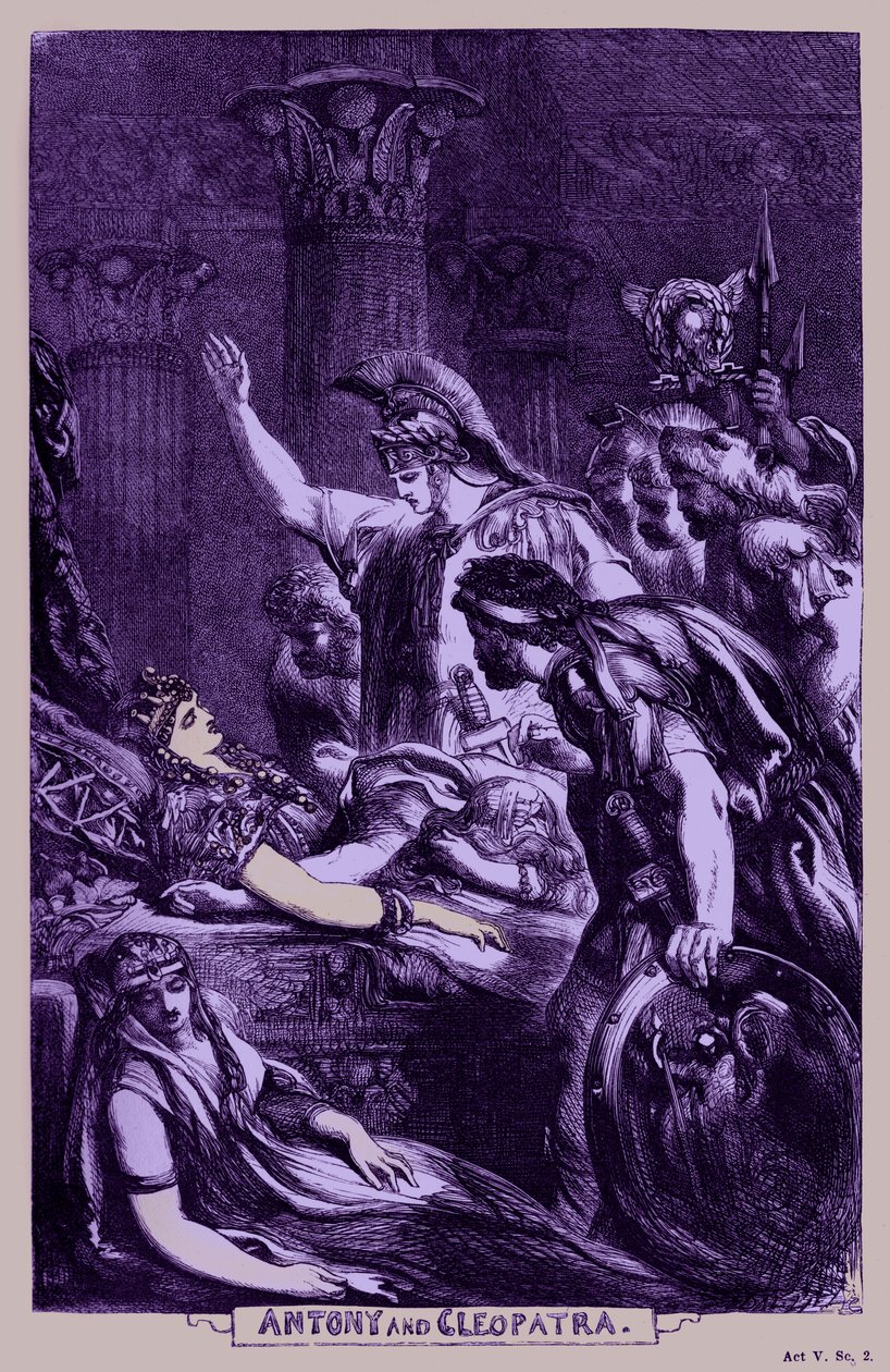Antoniusz i Kleopatra autorstwa John Gilbert