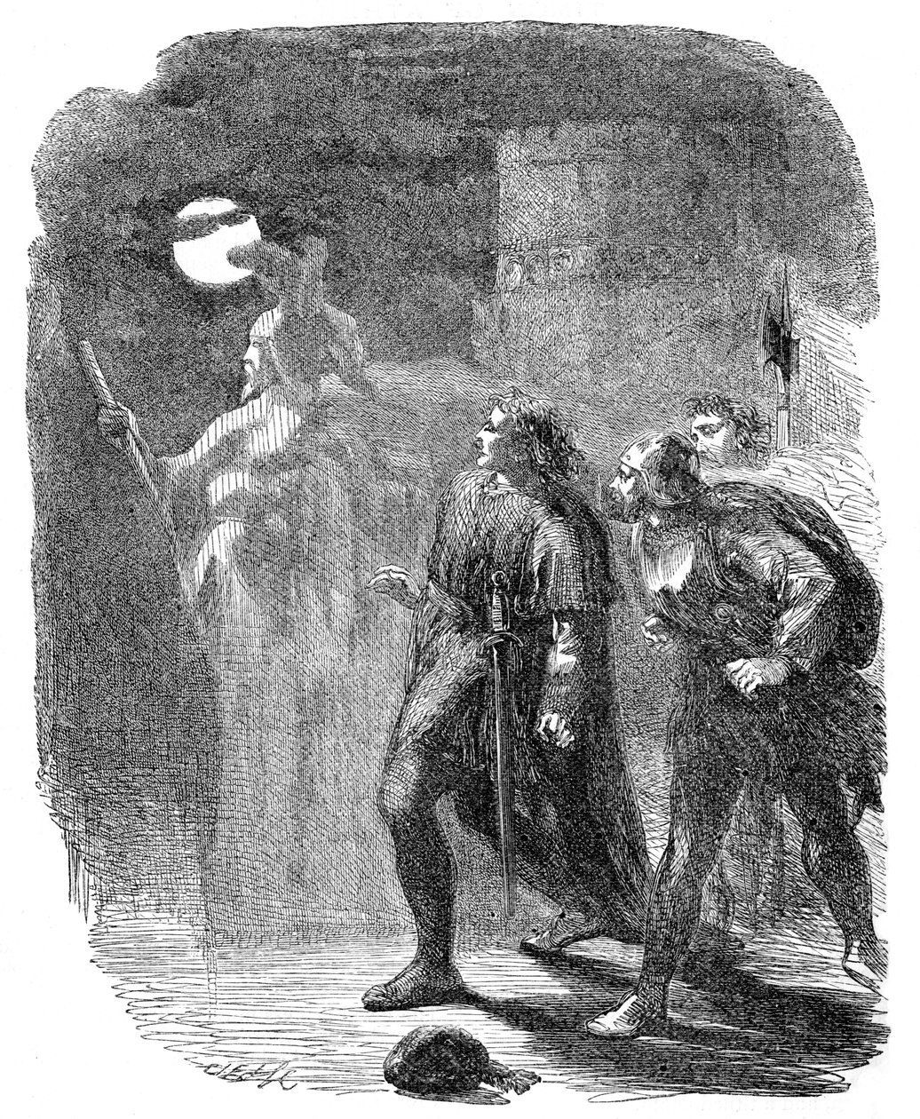 Hamlet Williama Szekspira autorstwa John Gilbert