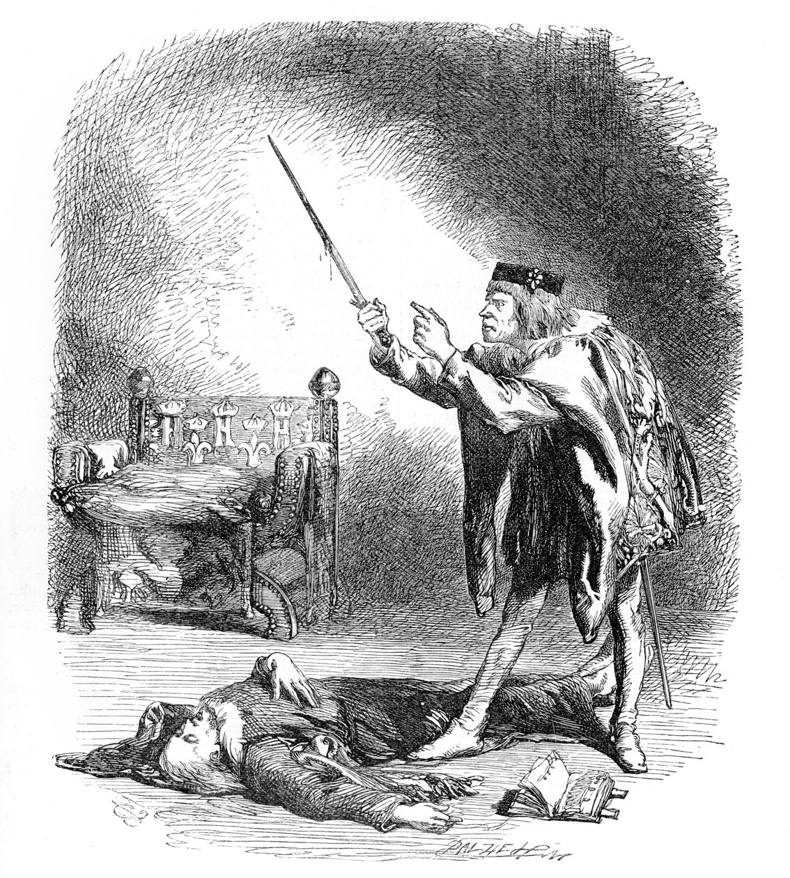 Henryk VI część III Szekspira autorstwa John Gilbert