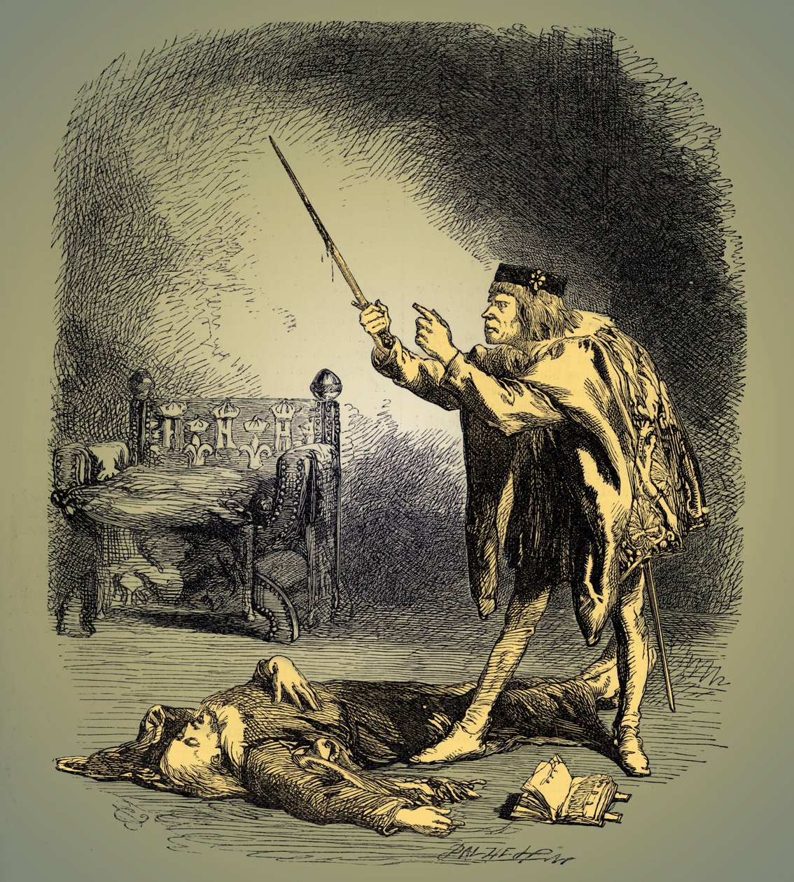 Henryk VI część III Szekspira autorstwa John Gilbert