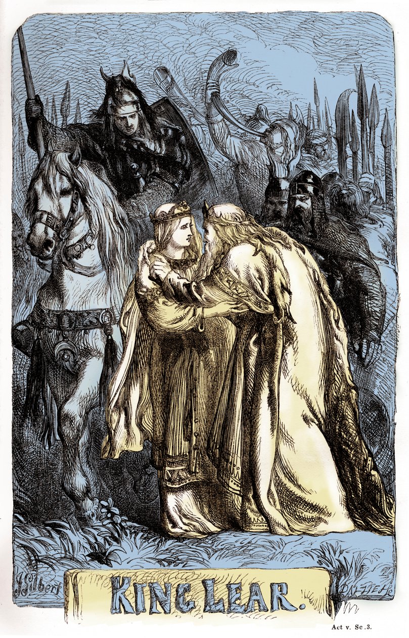 Król Lear autorstwa John Gilbert