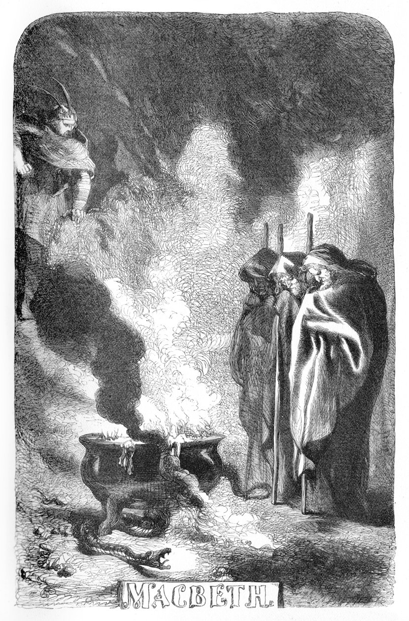Makbet autorstwa John Gilbert