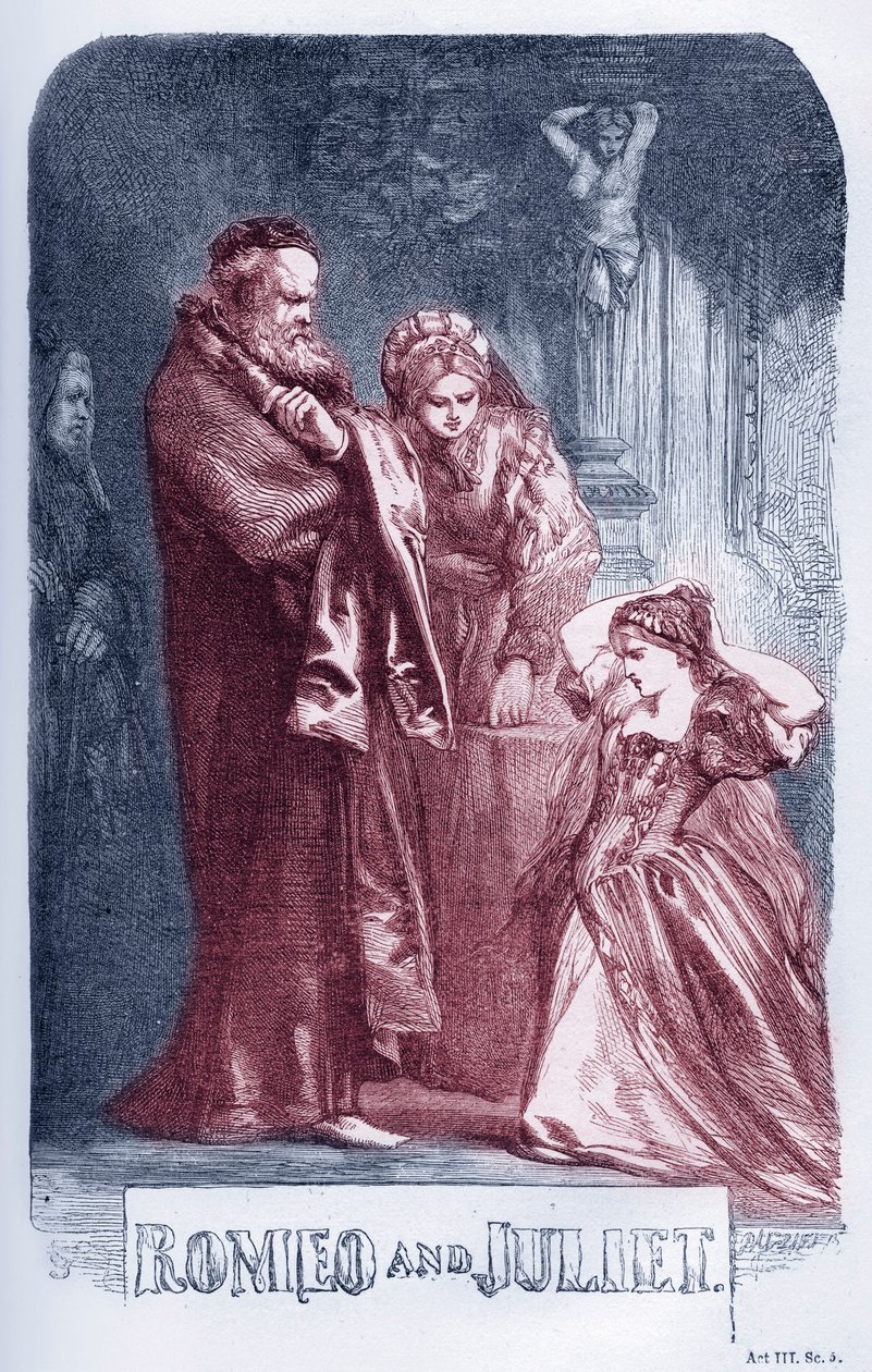„Romeo i Julia” Williama Szekspira autorstwa John Gilbert