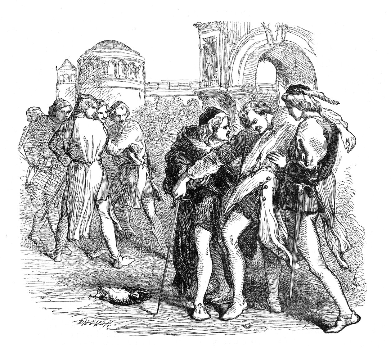 „Romeo i Julia” Williama Szekspira autorstwa John Gilbert