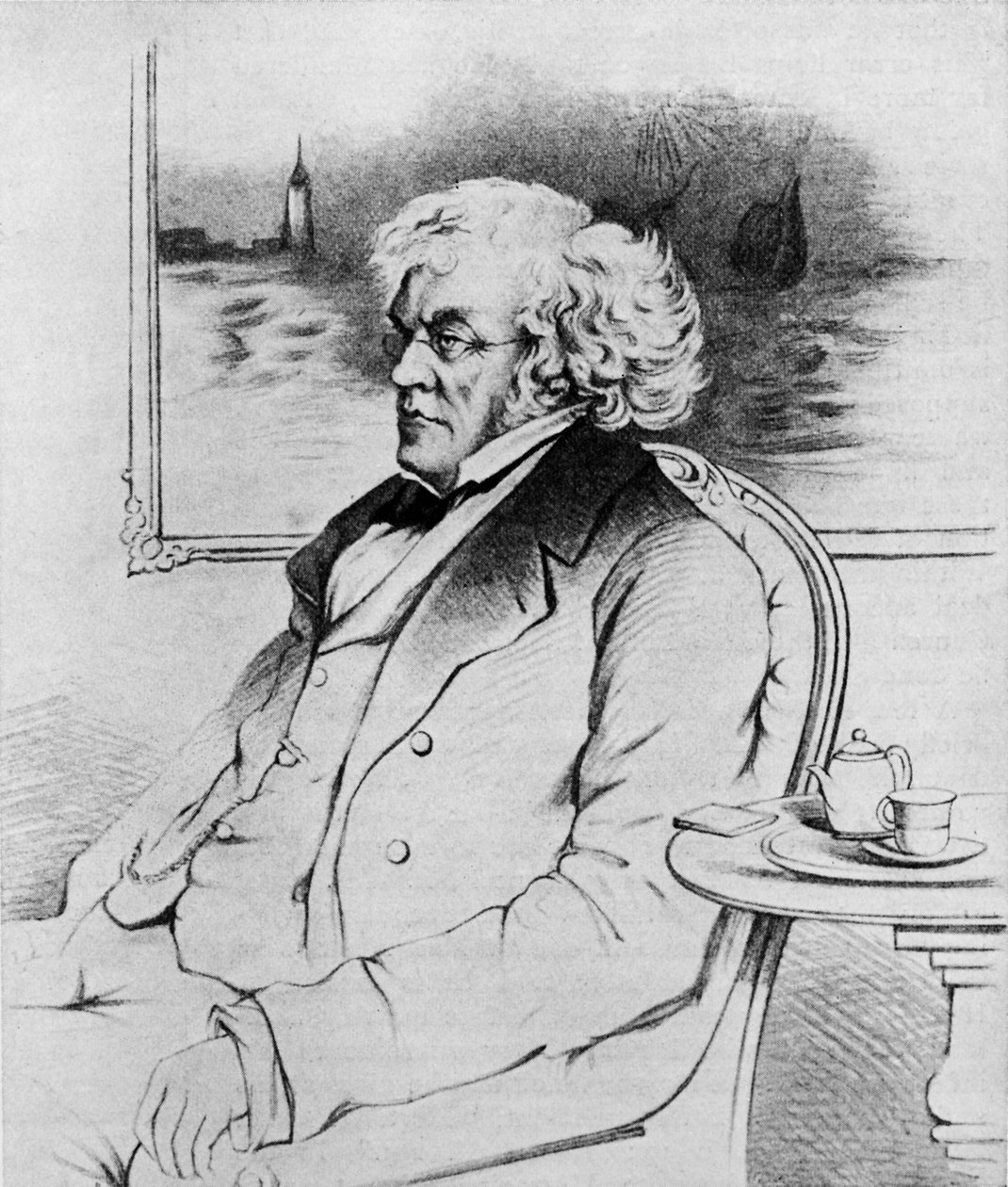 William Makepeace Thackeray - autorstwa John Gilbert