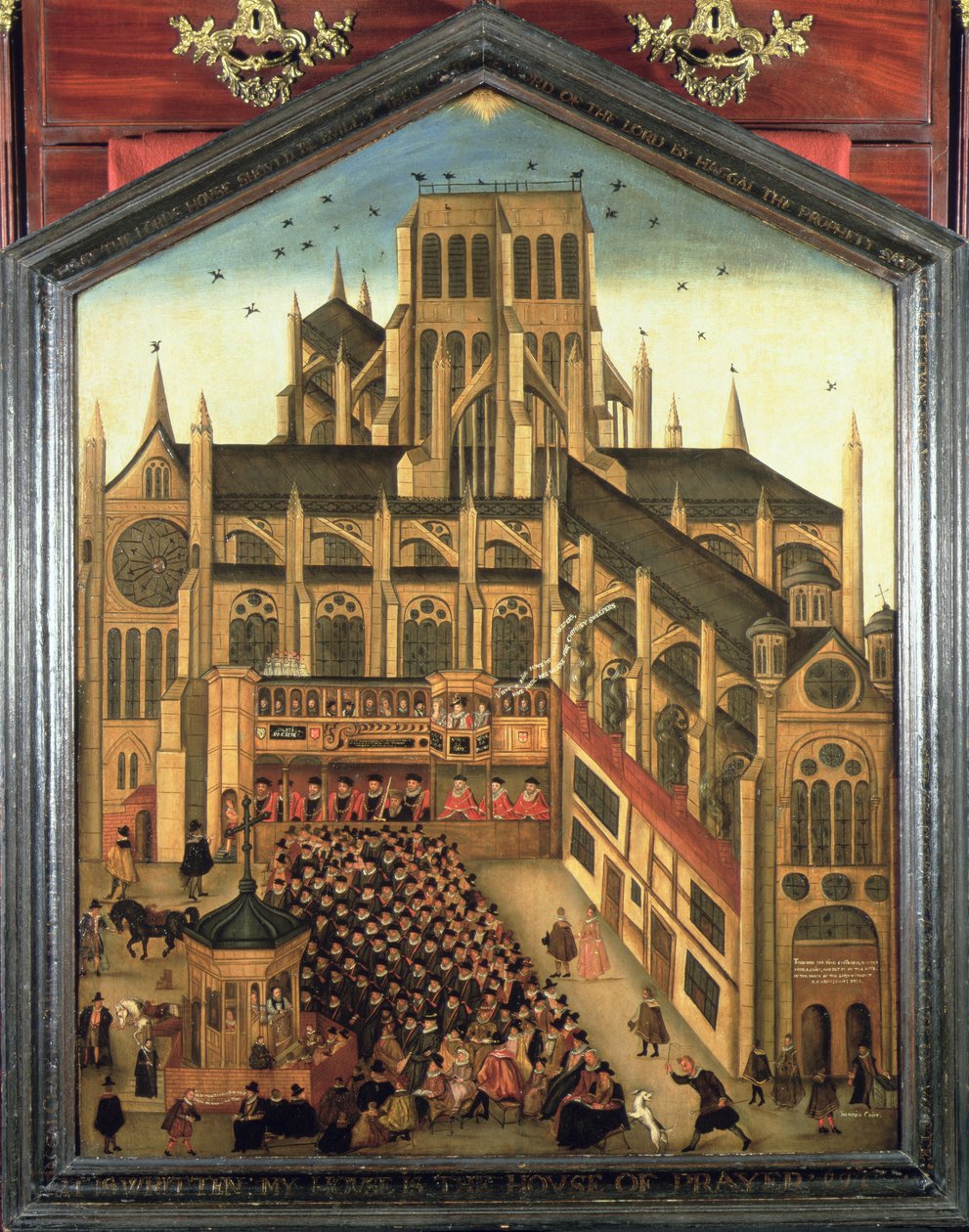 Dr King nauczający w Old St Paul