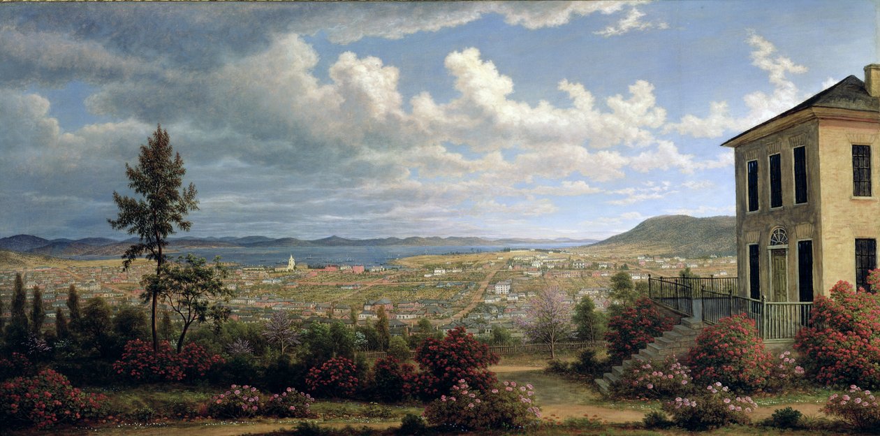 Miasto Hobart, ok. 1832 autorstwa John Glover