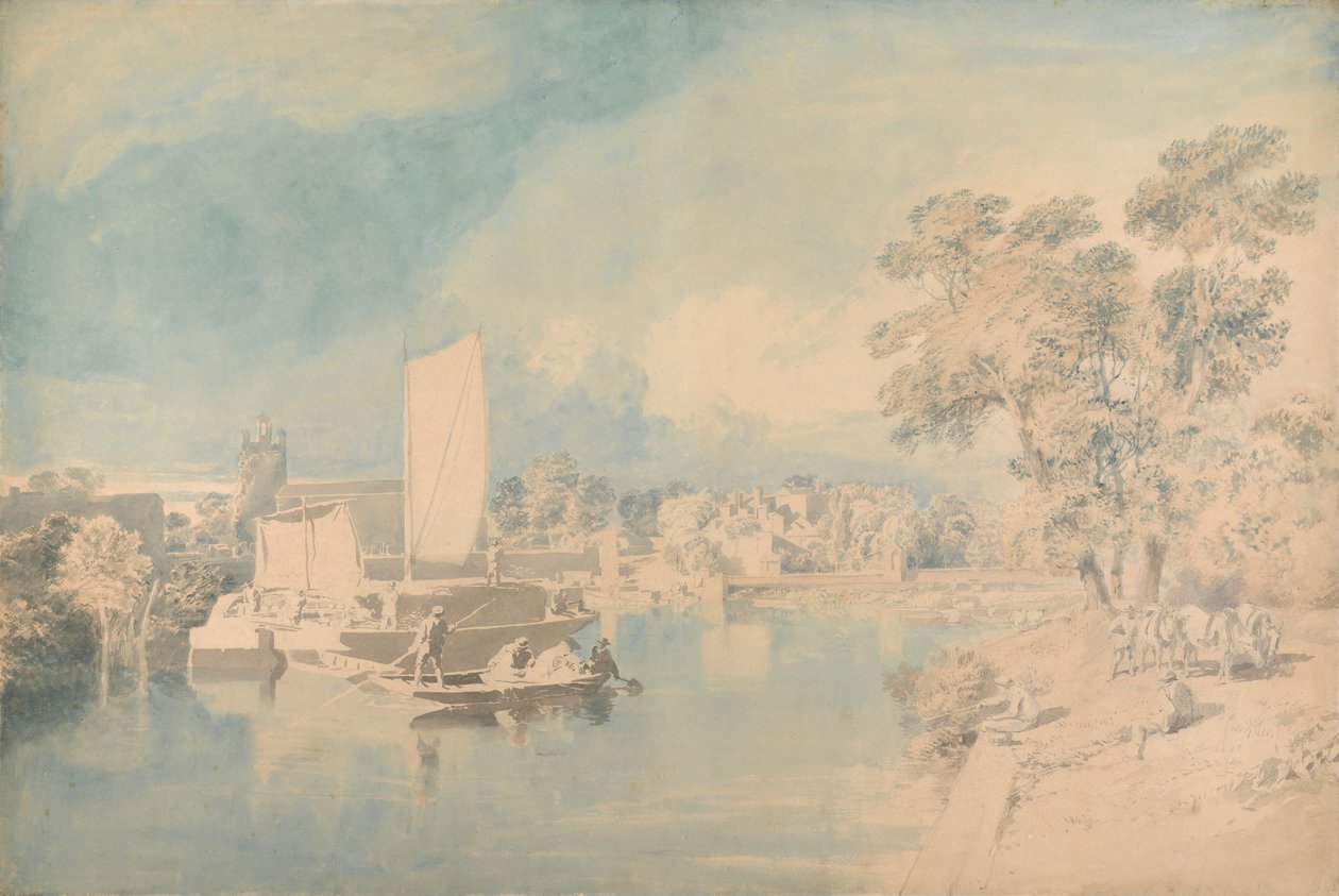 Tamiza w Isleworth autorstwa John Glover