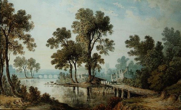 Widok na Darley, Derbyshire autorstwa John Glover