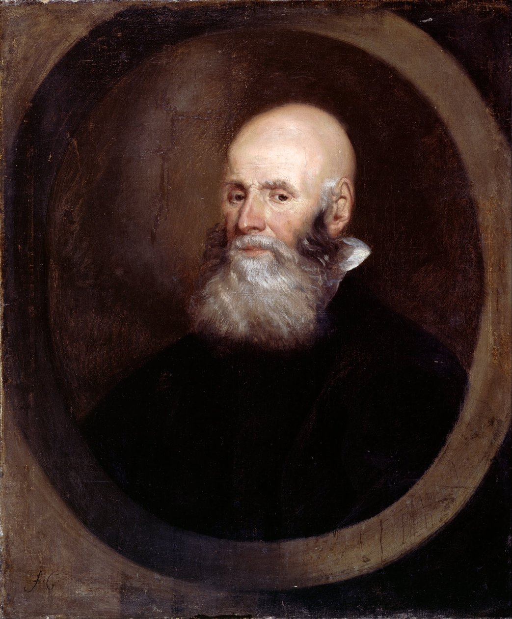 Głowa brodatego mężczyzny autorstwa John Greenhill