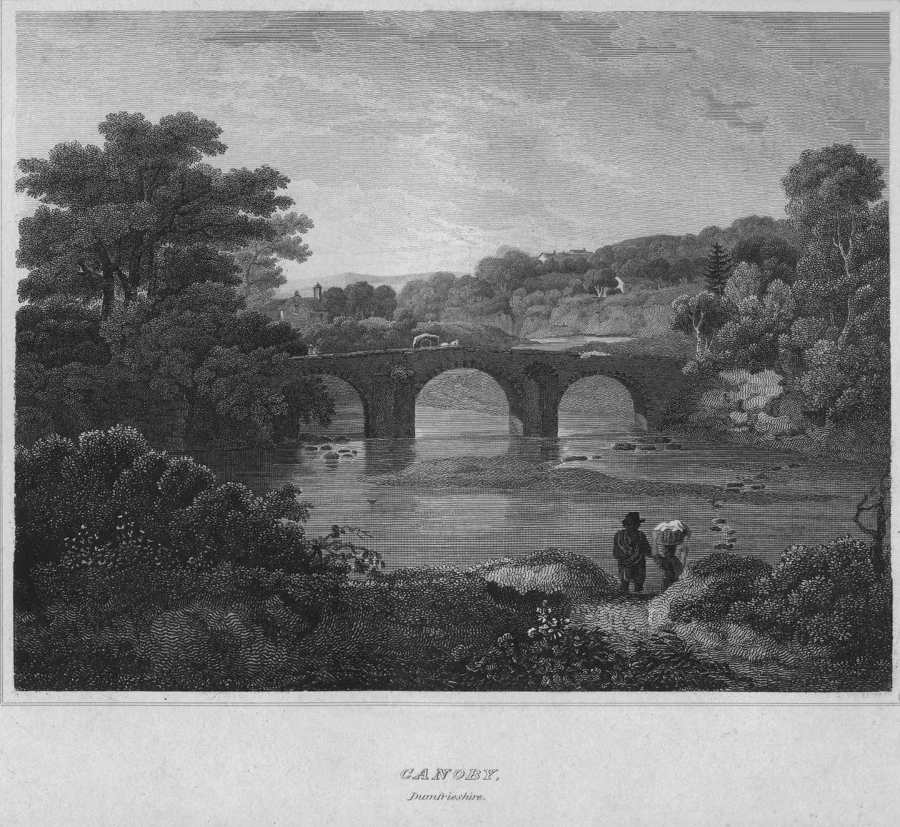 Canonbie, Dumfriesshire, 1814 autorstwa John Greig