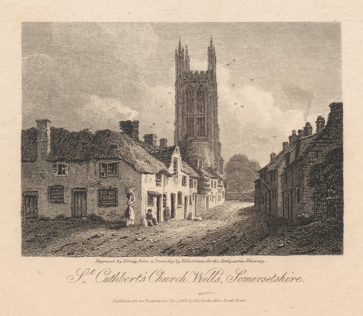 Kościół św. Cuthberta, Wells, Somersetshire autorstwa John Greig