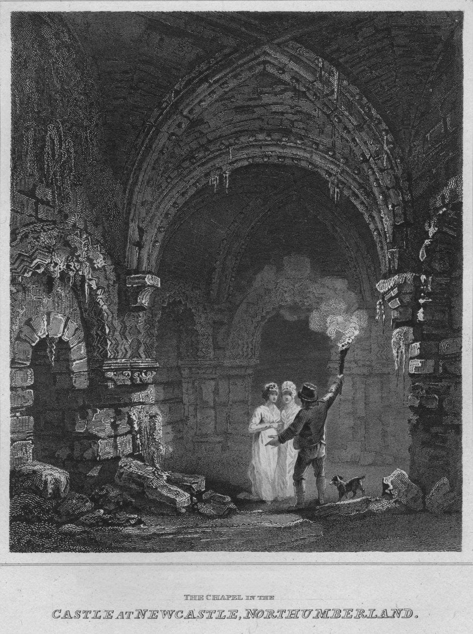 Kaplica w zamku w Newcastle, Northumberland, 1814 autorstwa John Greig