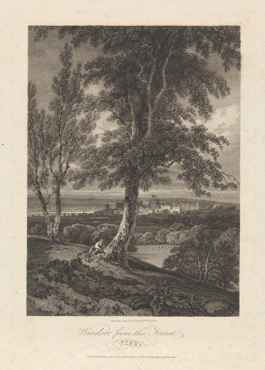 Windsor z lasu, Berks autorstwa John Greig