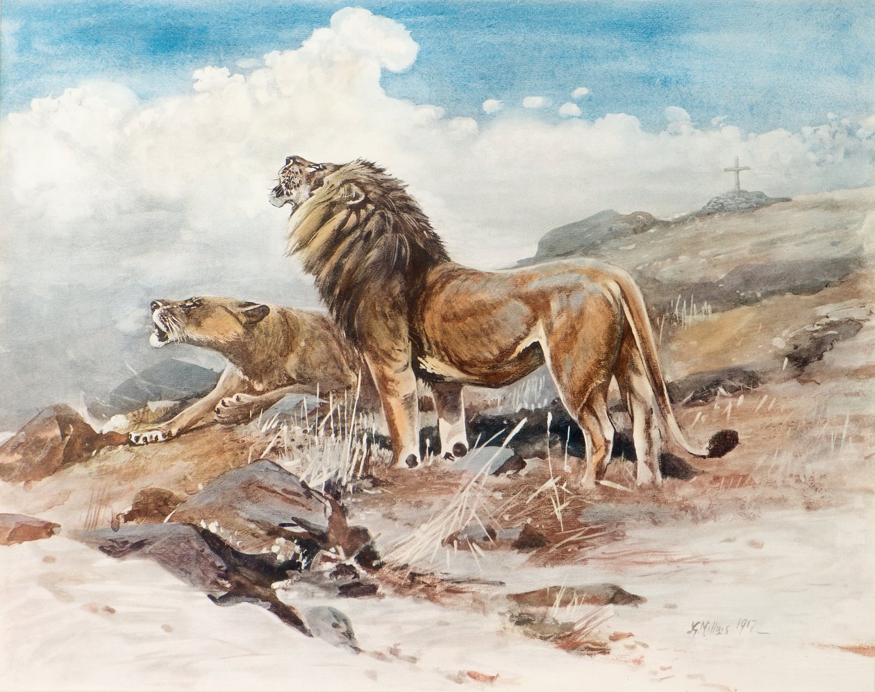 Nie mogą przerwać mu snu autorstwa John Guille Millais