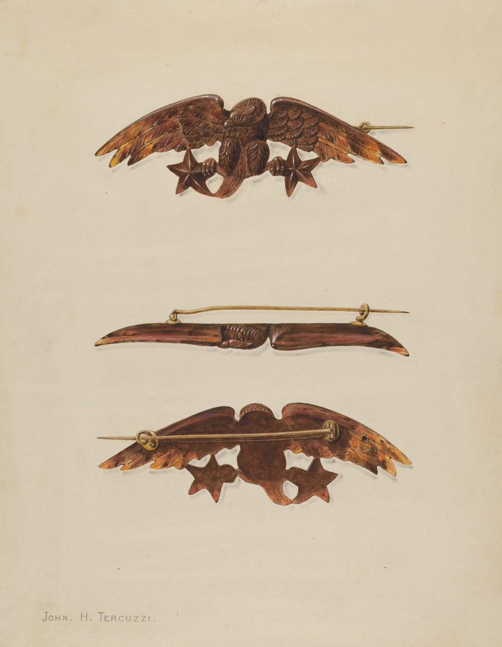 Broszka autorstwa John H. Tercuzzi