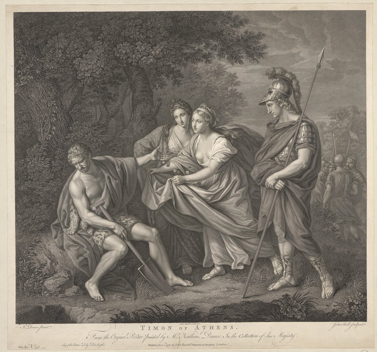 Tymon z Aten autorstwa John Hall
