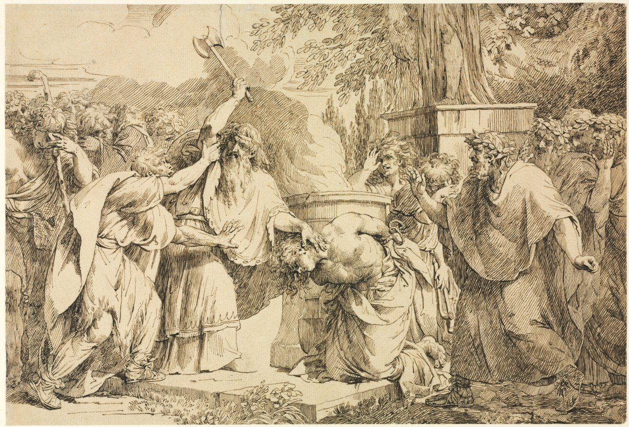 Przerwana ofiara autorstwa John Hamilton Mortimer