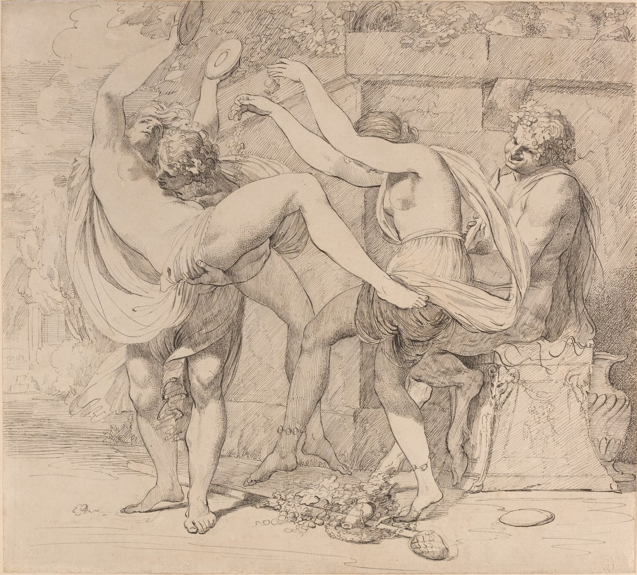 bachchanal autorstwa John Hamilton Mortimer