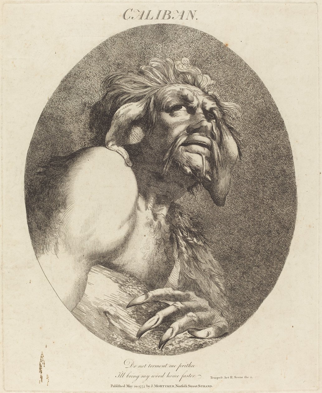 Kaliban autorstwa John Hamilton Mortimer