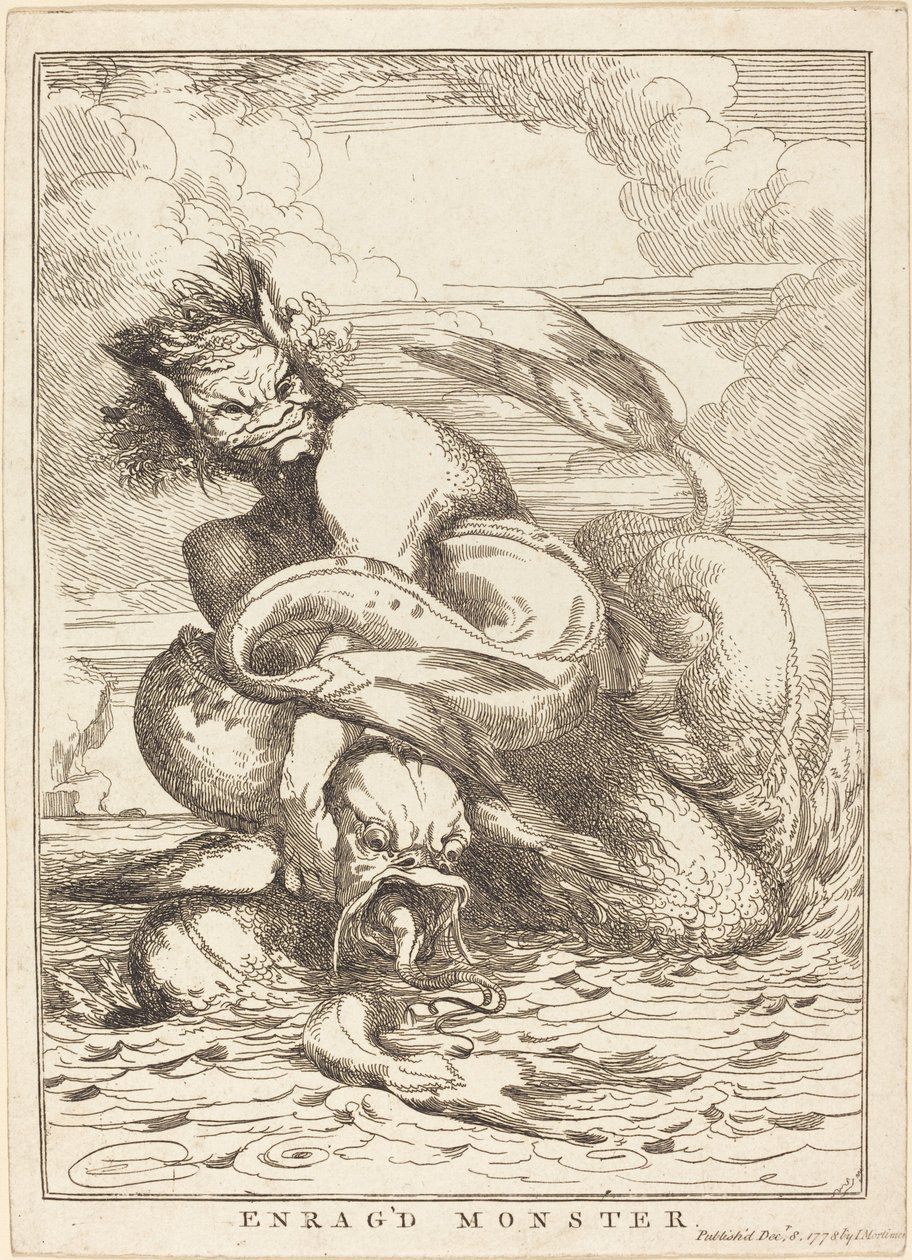 Rozwścieczony potwór autorstwa John Hamilton Mortimer