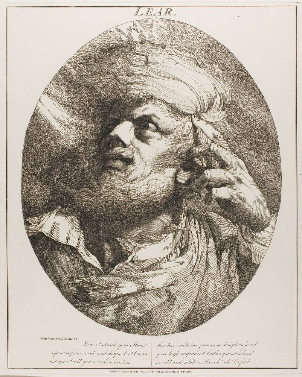 Lear autorstwa John Hamilton Mortimer