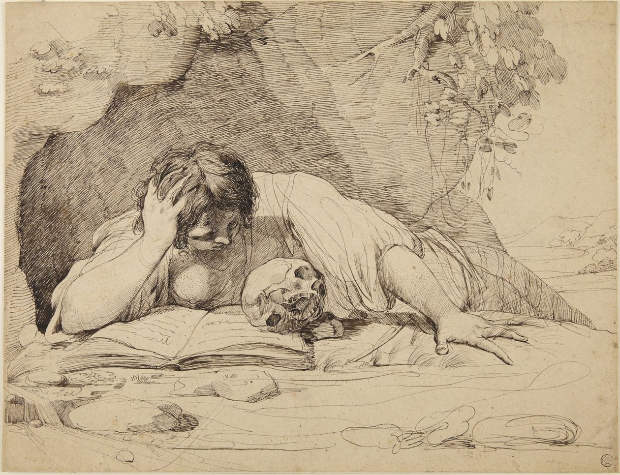 Maria Magdalena autorstwa John Hamilton Mortimer