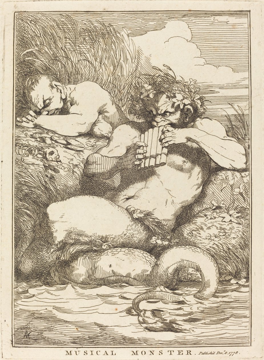 Muzyczny potwór autorstwa John Hamilton Mortimer