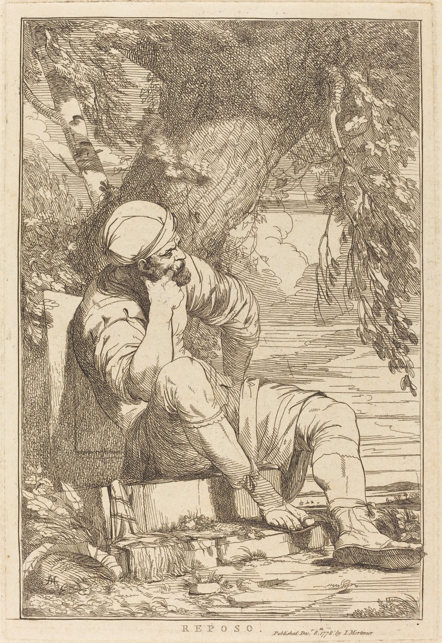 Odpoczynek autorstwa John Hamilton Mortimer