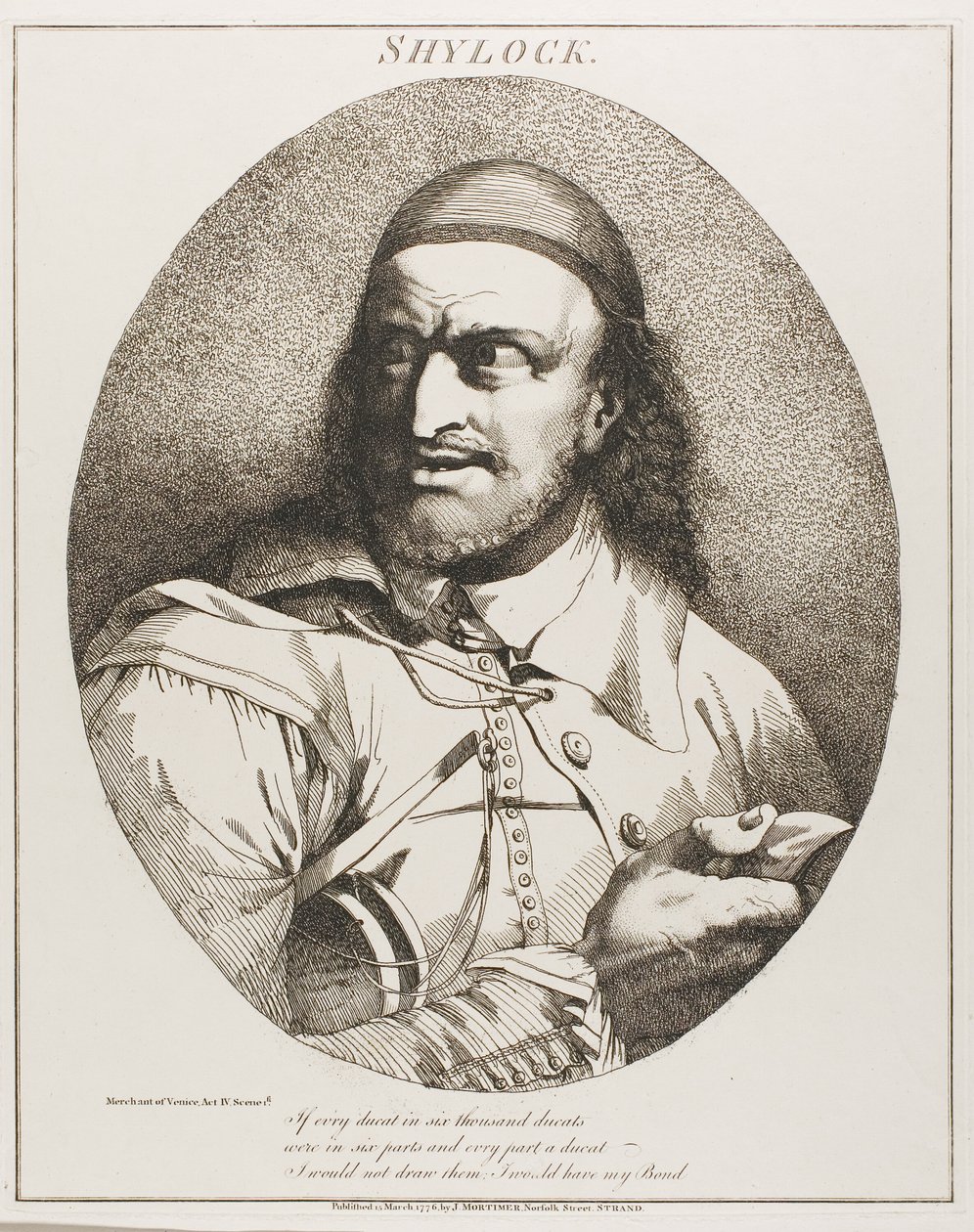 Shylock autorstwa John Hamilton Mortimer