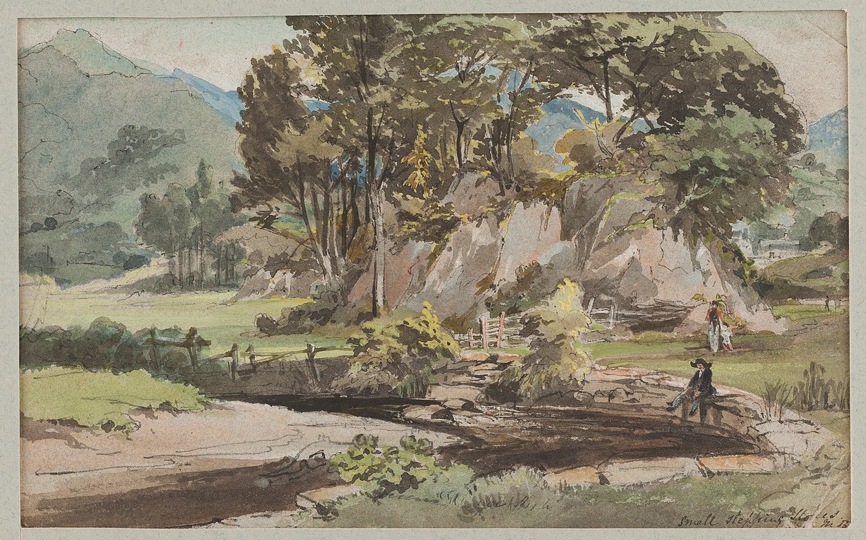 Братай дахь цэцэрлэг, 1812 (цаасан дээрх угаалгын өрөө)поли autorstwa John Harden