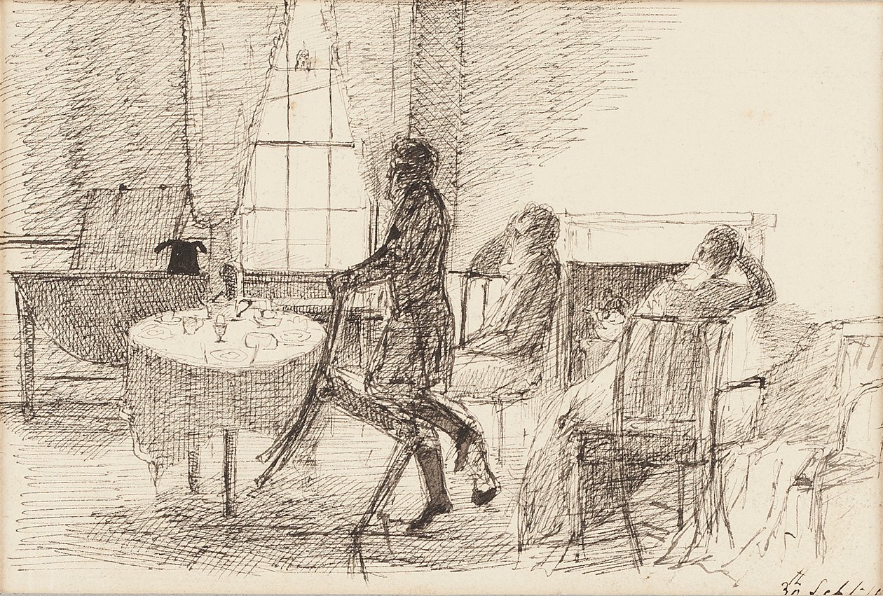 Stół śniadaniowy, 1810 r. autorstwa John Harden