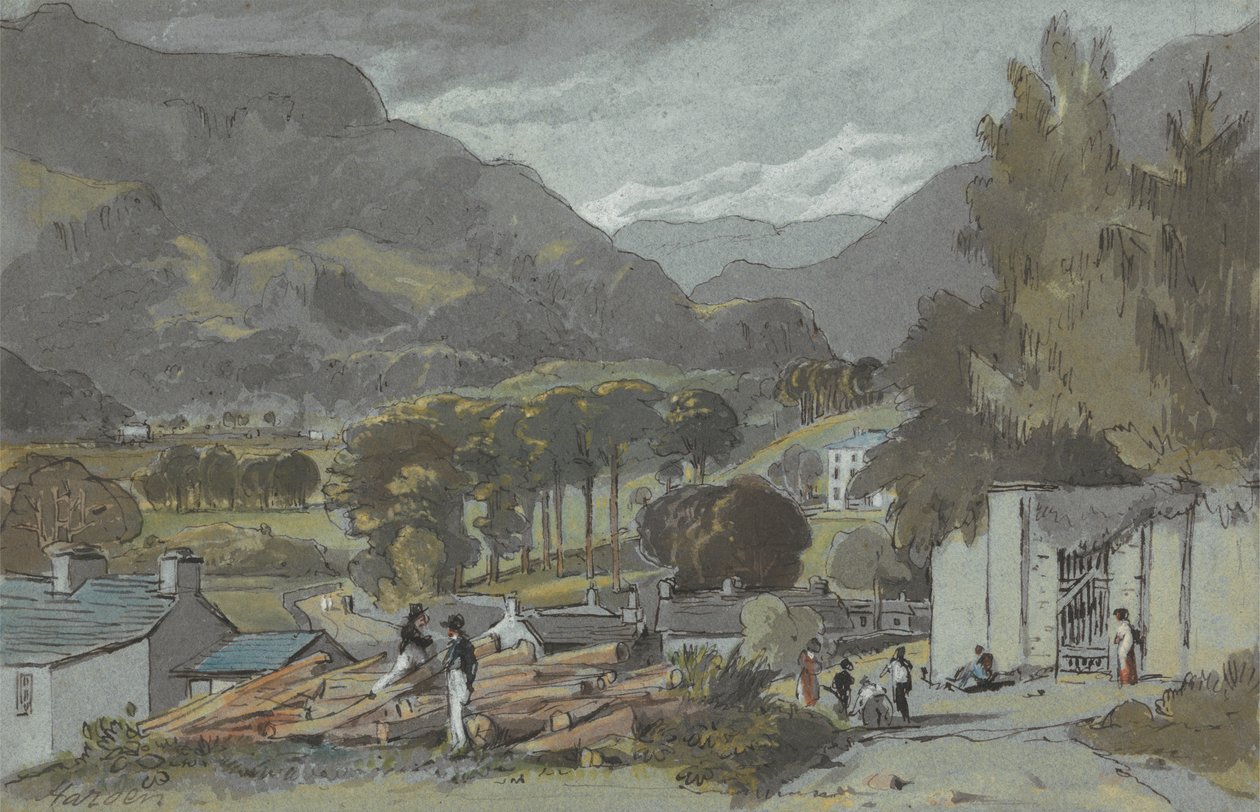 Z Church Hill, Ambleside autorstwa John Harden