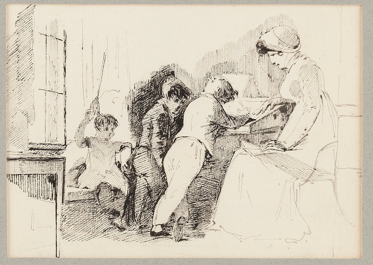 Jessy, Robert, Joseph i Sophie, 1818 autorstwa John Harden