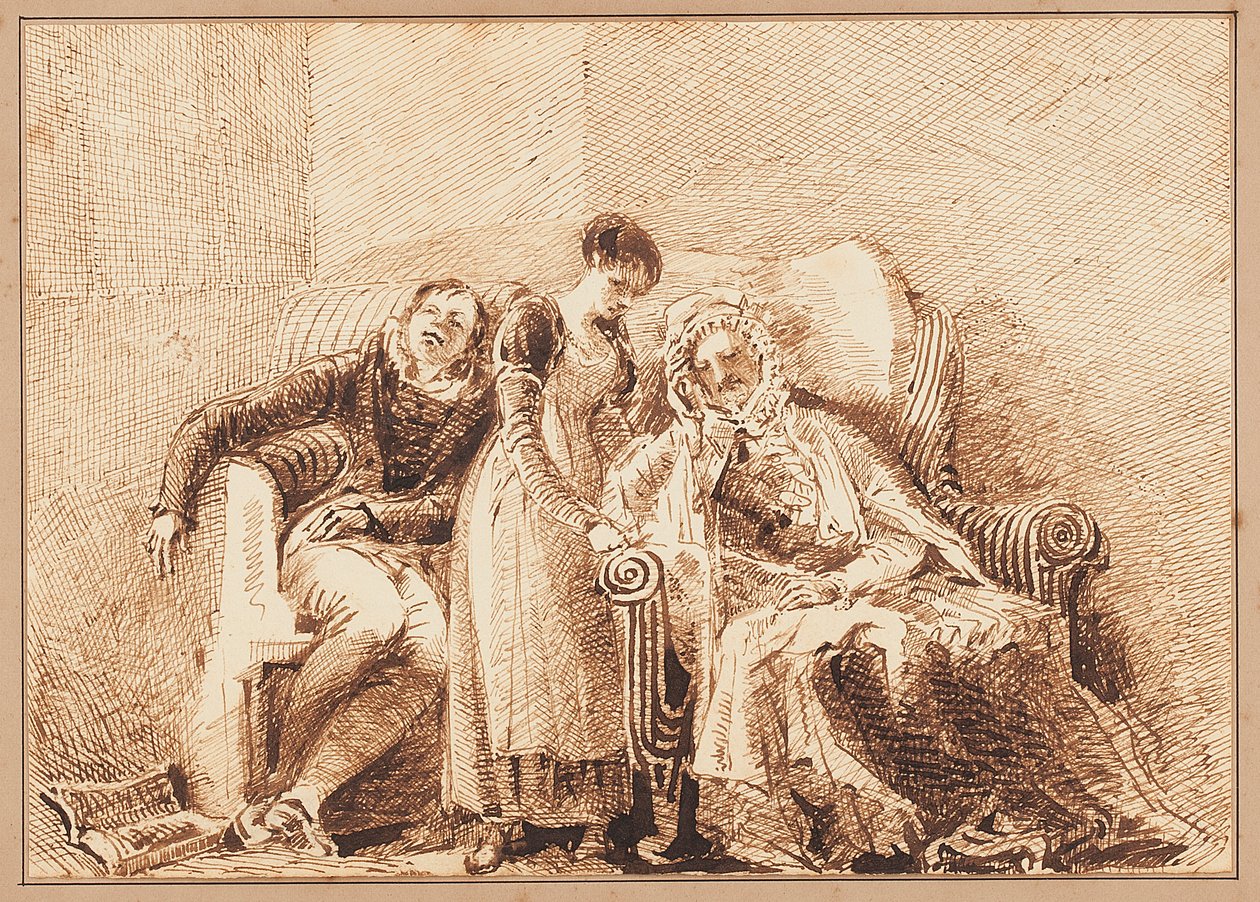 Choroba, 1830 r. autorstwa John Harden