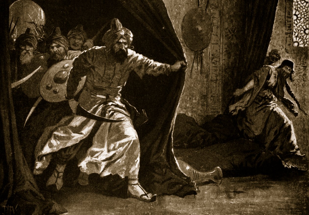 Bunt Gwardii Królewskiej w Damaszku autorstwa John Harris Valda
