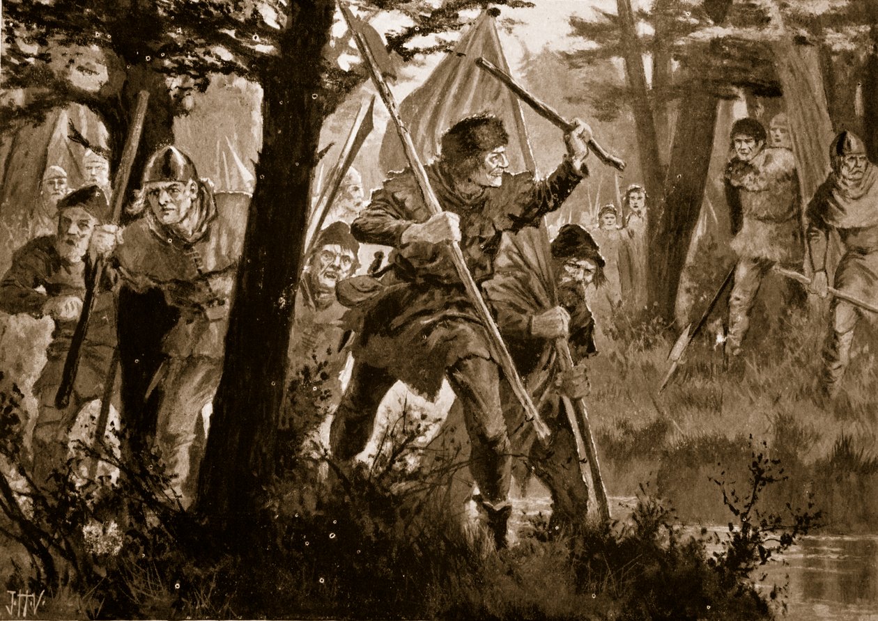 Powstanie chłopów z Dalecarlia, 1434 autorstwa John Harris Valda