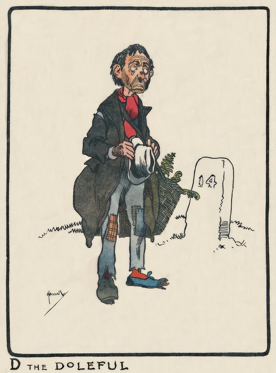 D Smutny / J. Hassall / Zeichnung, 1903 autorstwa John Hassall