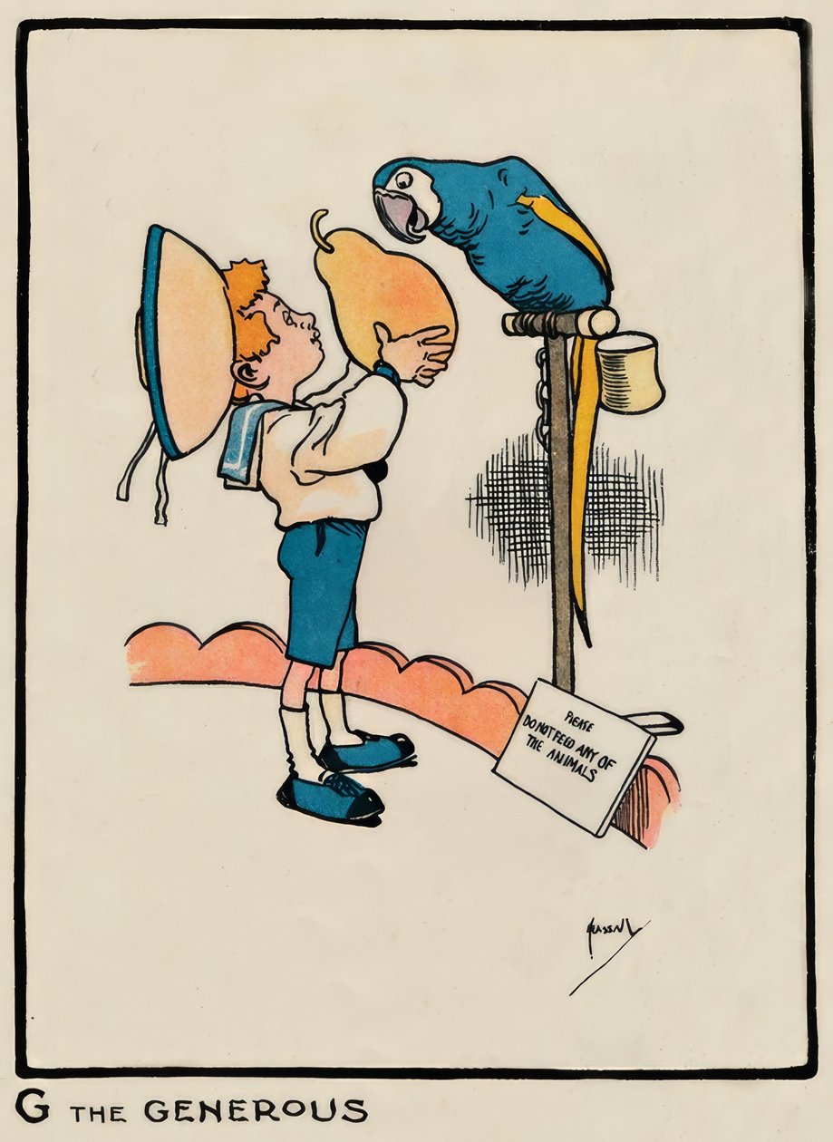 G Hojny / J. Hassall / Zeichnung, 1903 autorstwa John Hassall
