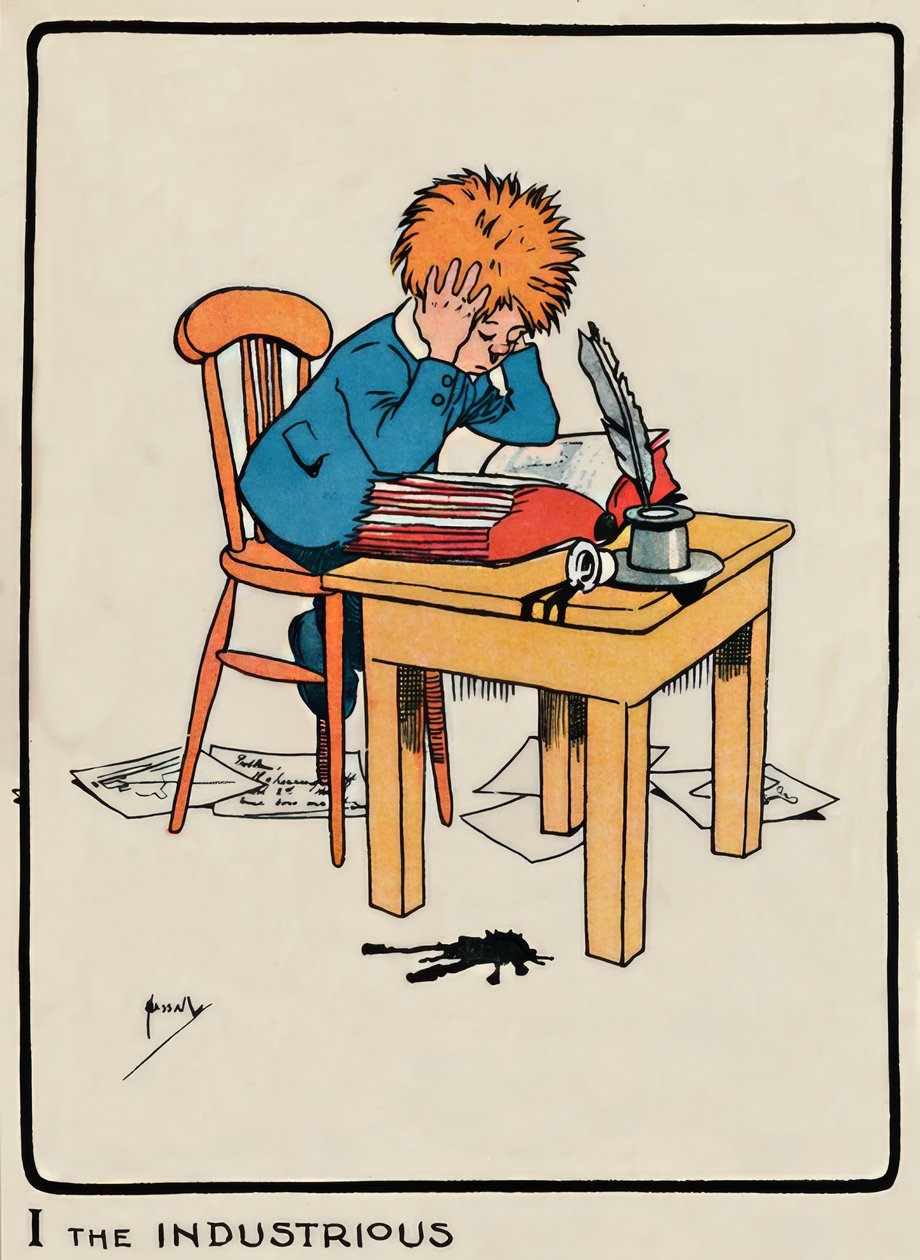 I Pracowity / J. Hassall / Zeichnung, 1903 autorstwa John Hassall