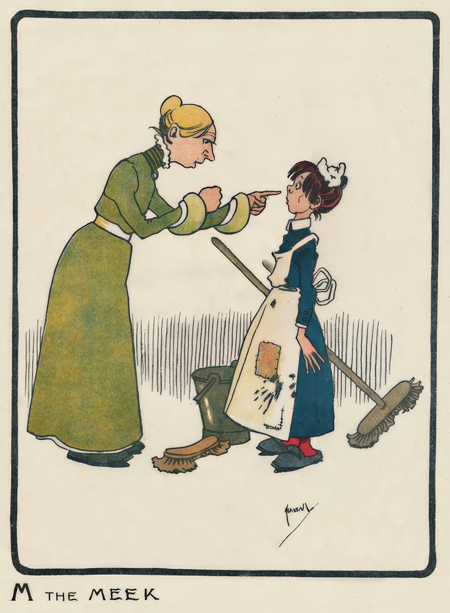 M Łagodny / J. Hassall / Zeichnung, 1903 autorstwa John Hassall